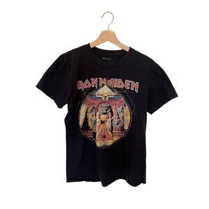 Iron Maiden Absolute Cult T-Shirt  Egyptian Pharaoh Design  Black Short Sleeve M